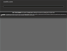 Tablet Screenshot of coshh.com